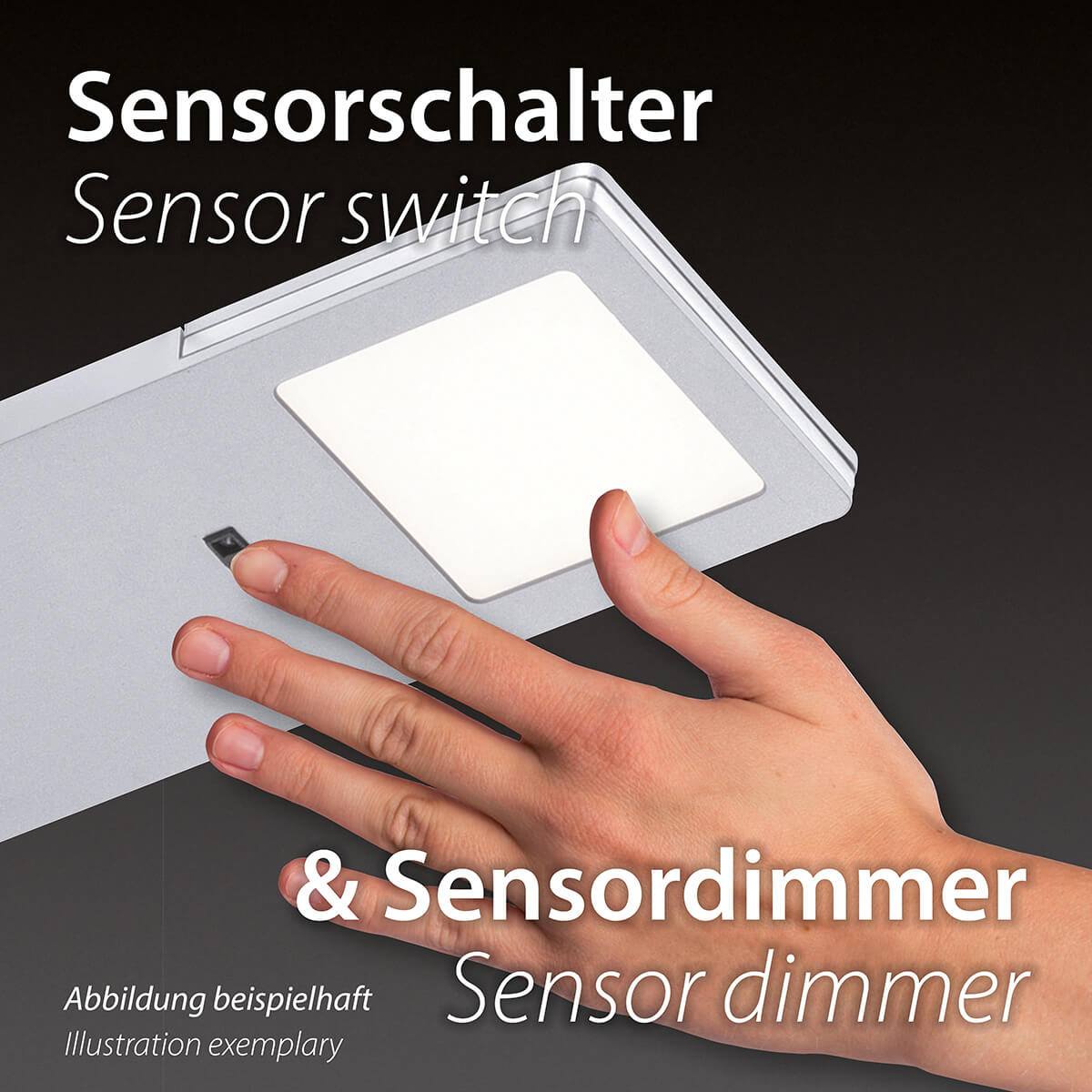 Neuhaus PURE Lite LED Pendelleuchte, mit Sensorschalter- und Dimmer