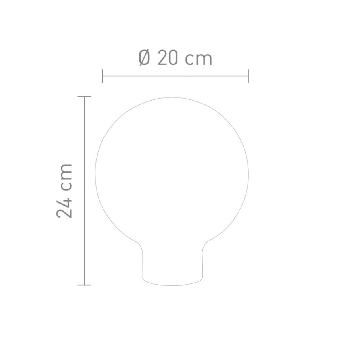 Villeroy & Boch Tokio Tischleuchte, Maßzeichnung