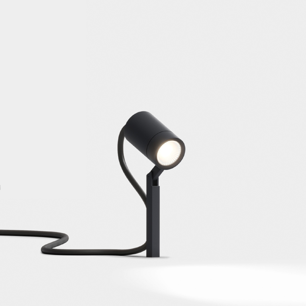 IP44.DE Piek Spot 25 LED Spießstrahler Connect (für unbefestigte Beet- und Grünanlagen), deep black (schwarz)