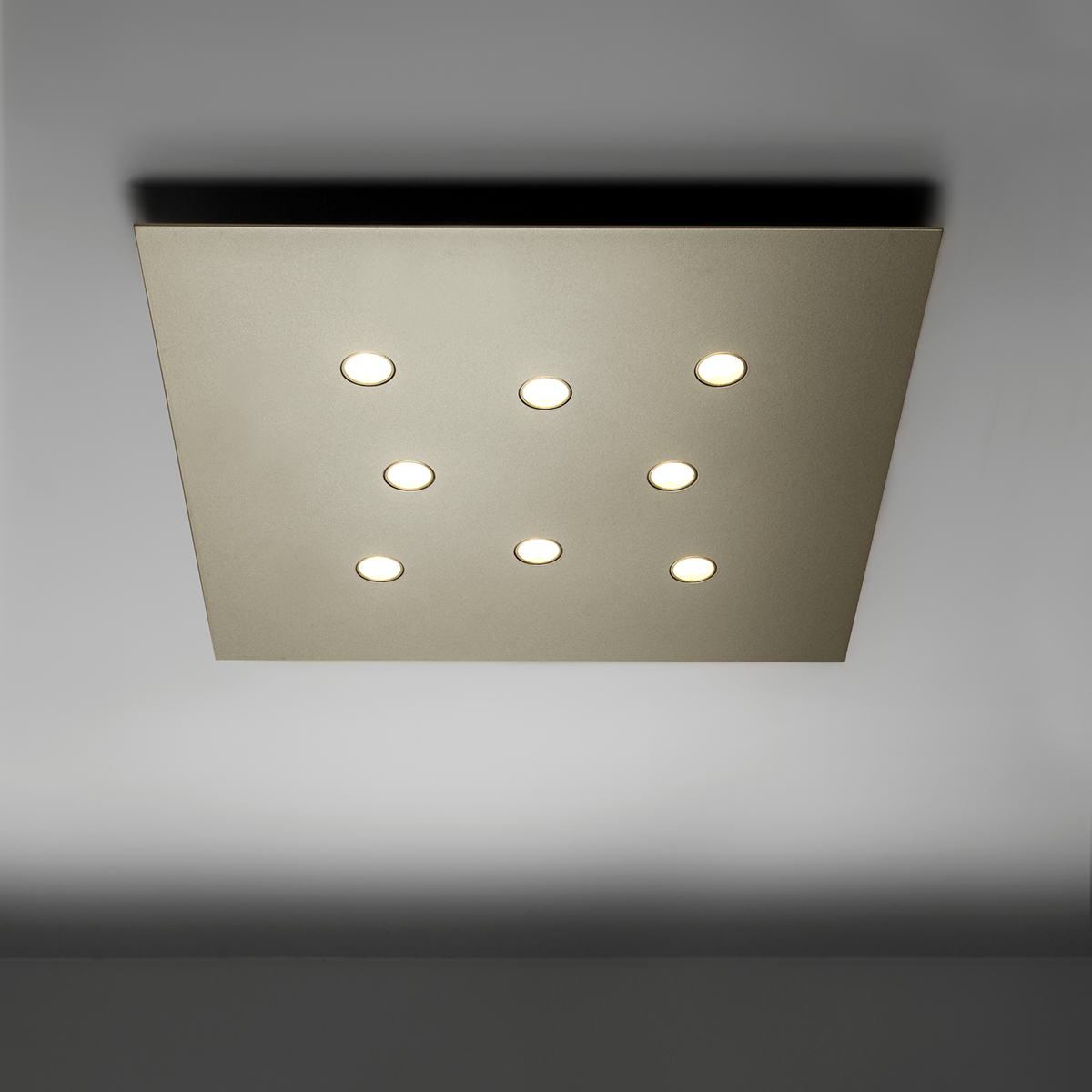 Icone Pop LED Deckenleuchte, Gold / Blattgold