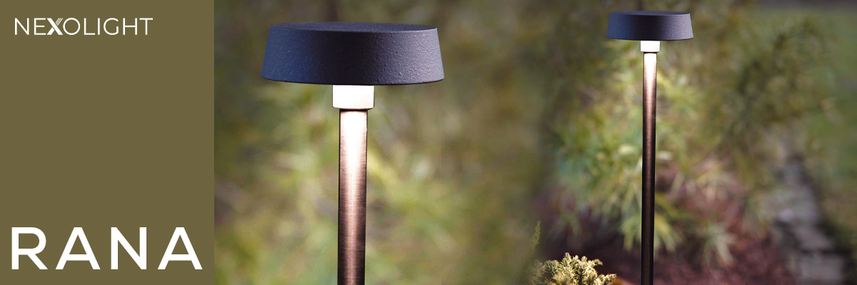 Nexolight Rana garden lights with a slim design for atmospheric lighting of flower beds and pathways