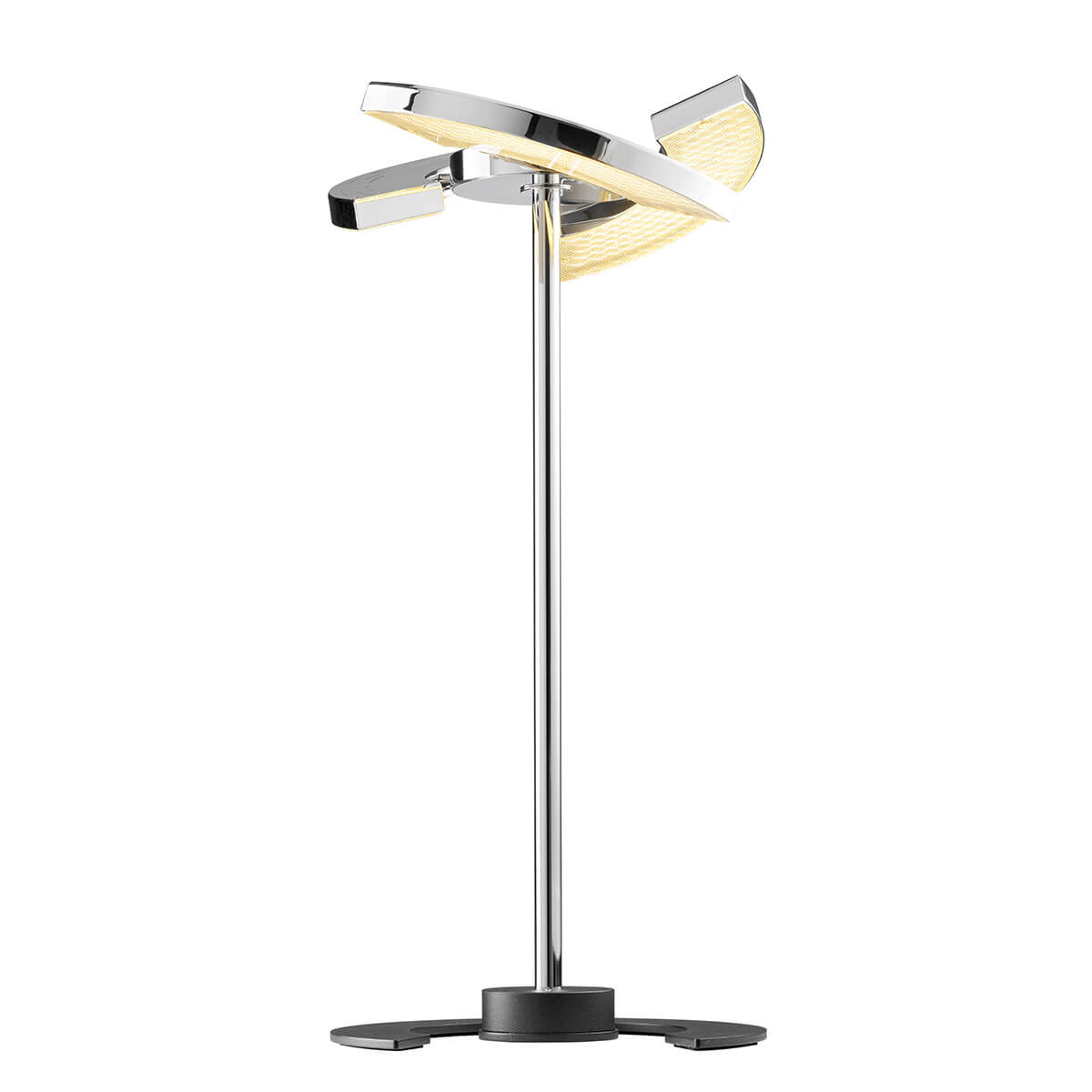 Oligo Trinity LED Tischleuchte, Chrom