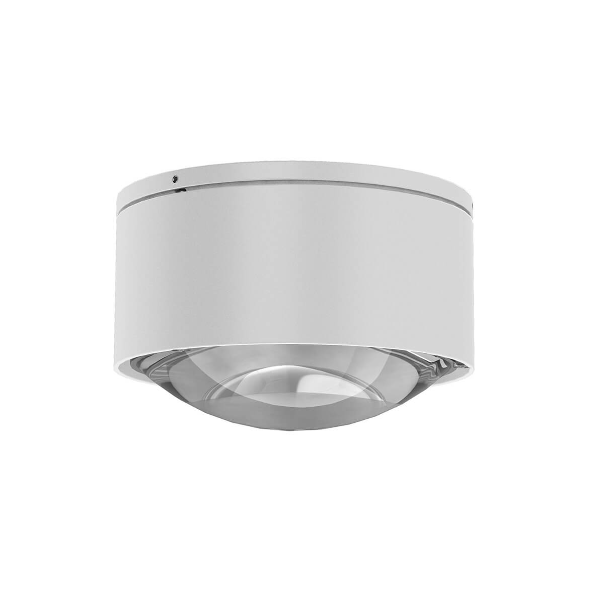 Top Light Puk Maxx One 2 LED Deckenleuchte, Gehäuse, weiß matt (White Edition), mit Linse klar (nicht inbegriffen)
