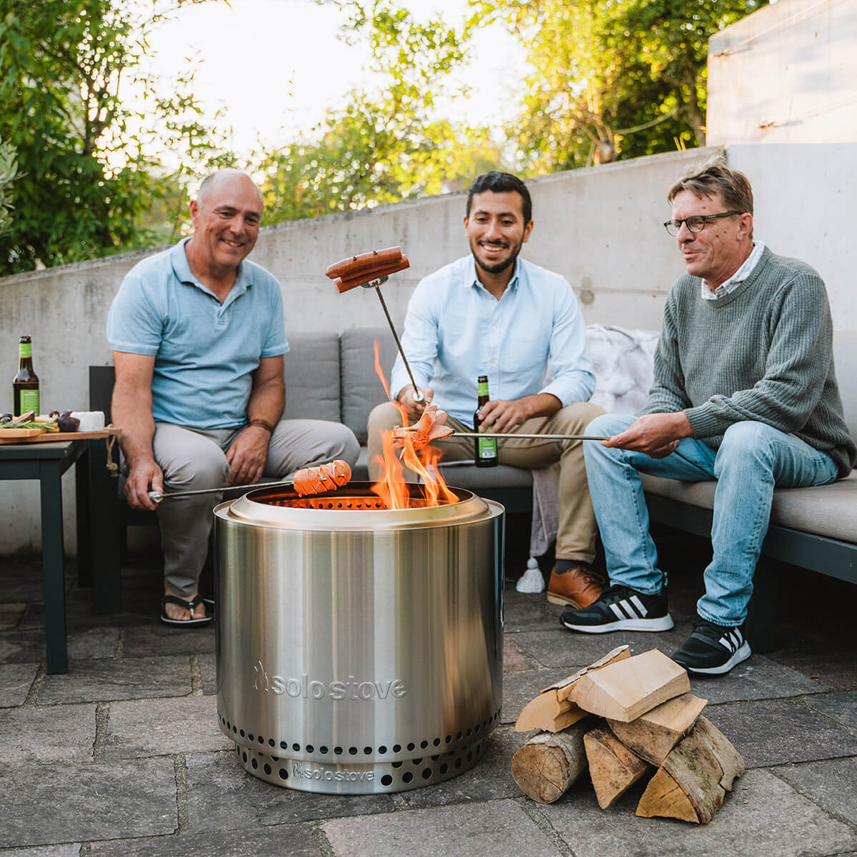 Bonfire 19.5'' Feuerschale mit Standfuß, für 4-6 Personen