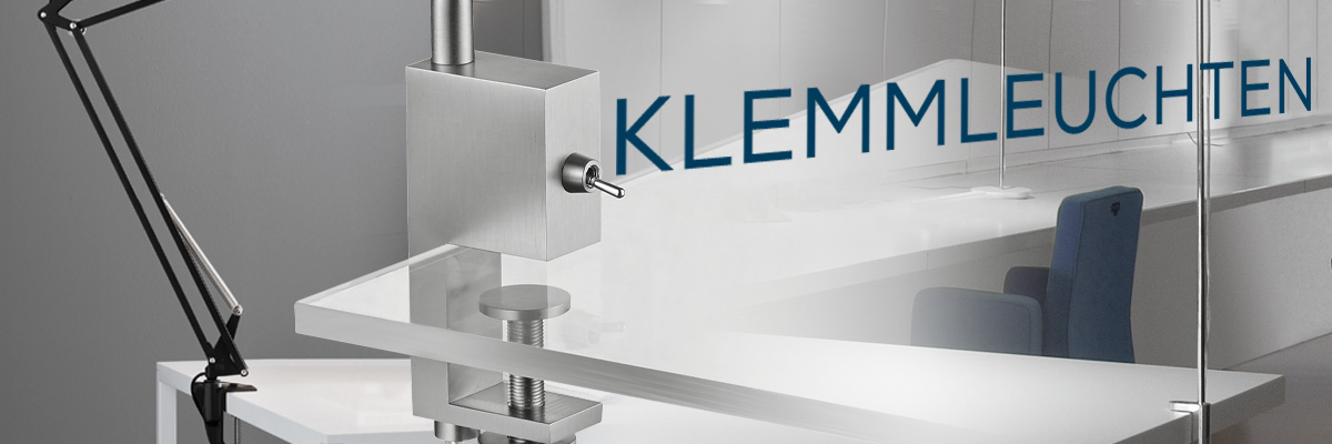 Kategoriebanner Klemmleuchten Kategoriebanner Klemmleuchten