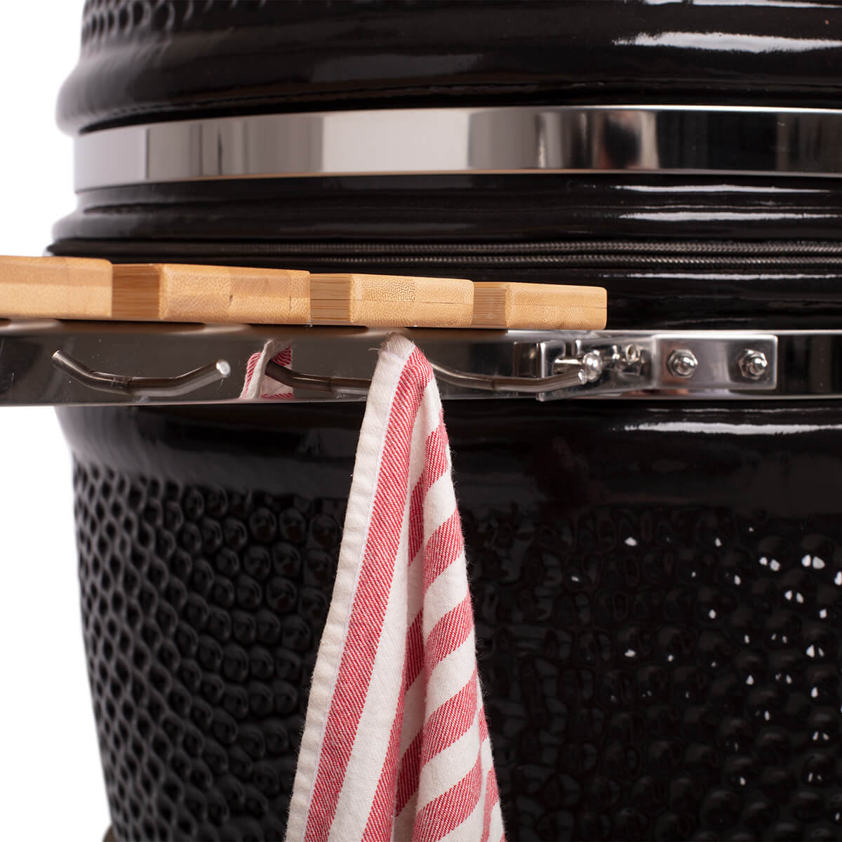 Yakiniku Kamado Grill inkl. Ständer, Seitentischen & Pro Set, 19'' Large, 49 cm Grillfläche, Seitentisch