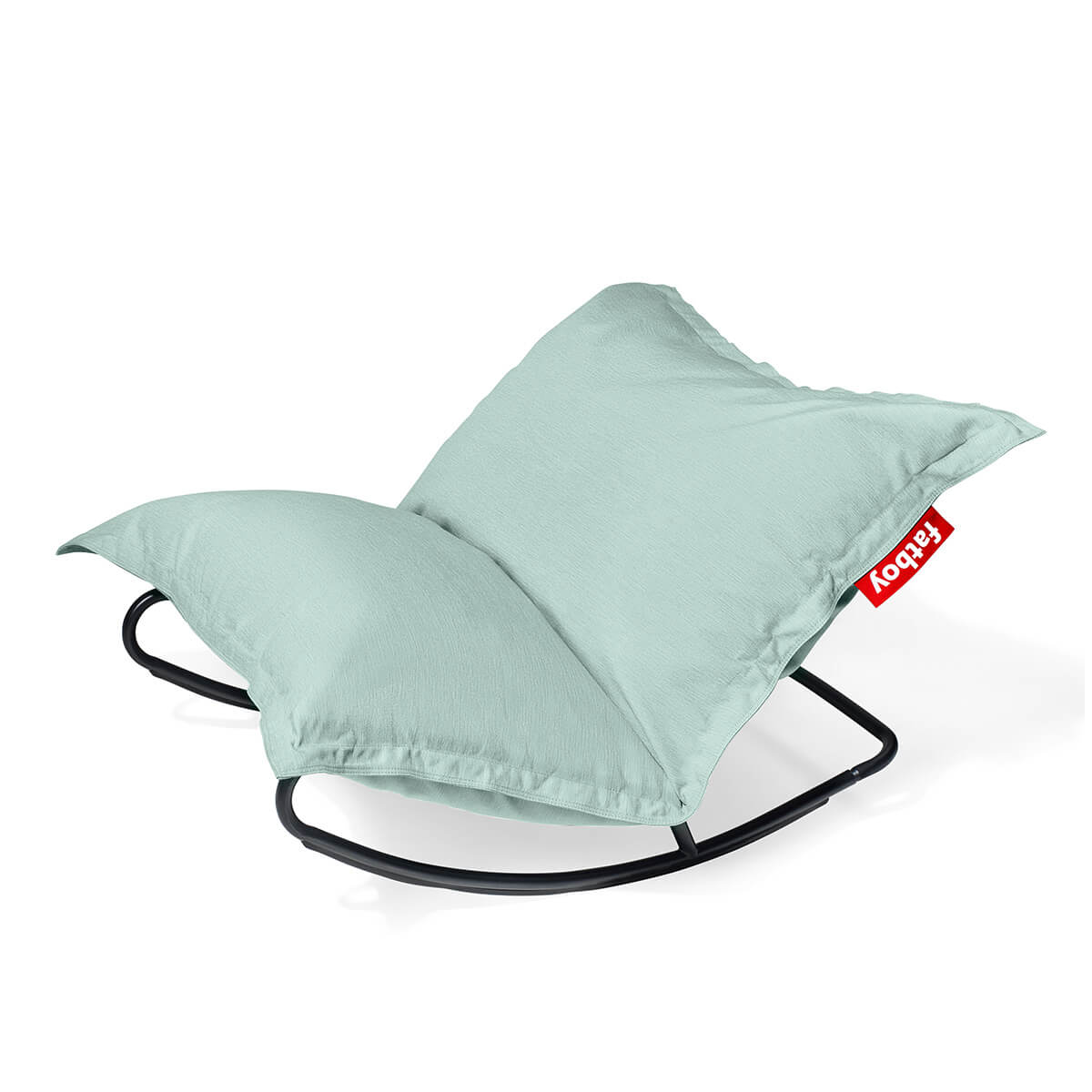 Fatboy Rock 'n Roll Schaukelstuhl & Original Outdoor Sitzsack, Combi Deal, Sitzsack: Seafoam (mintgrün)
