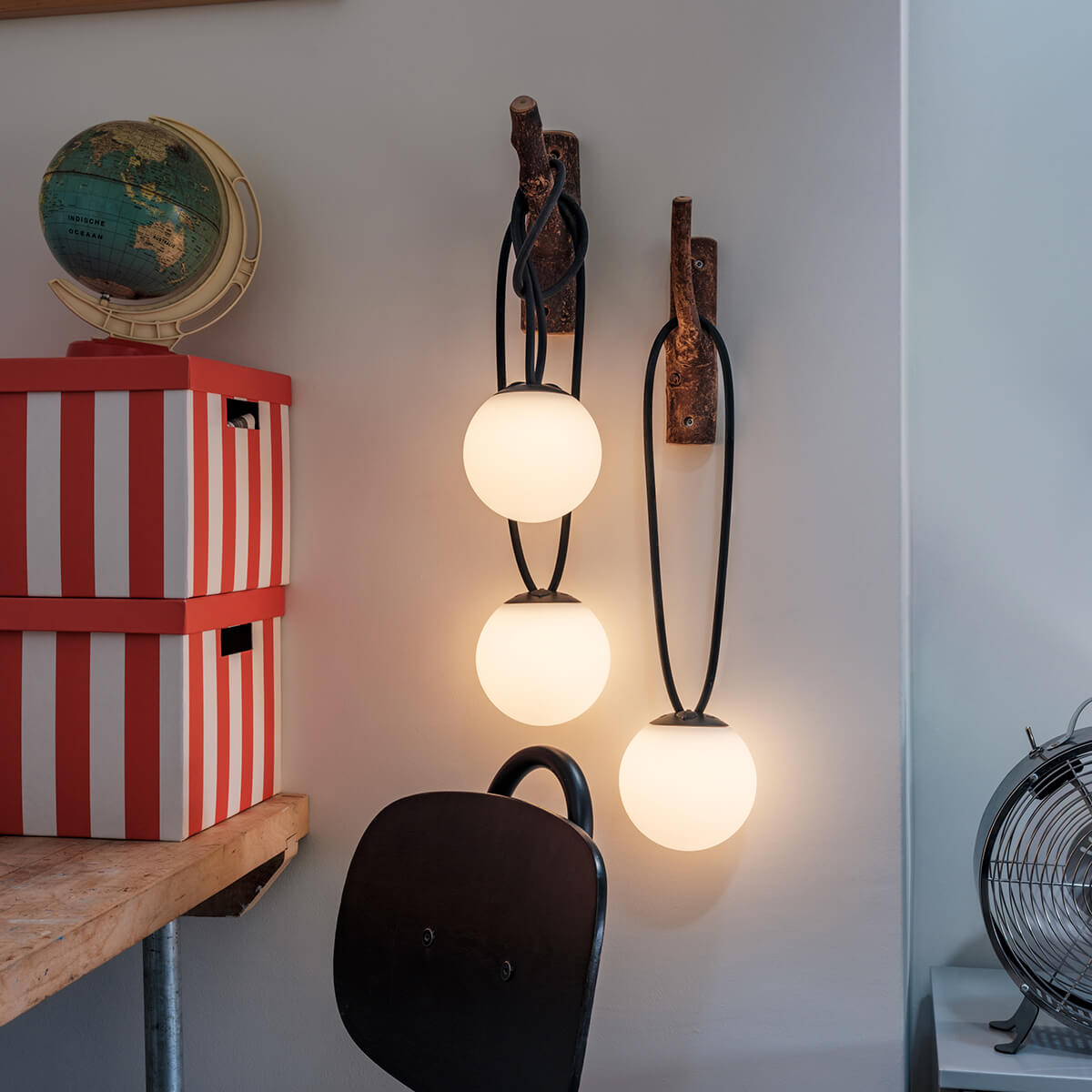 Fatboy Bolleke Mini la Surprise LED Akku-Pendelleuchte, anthrazit