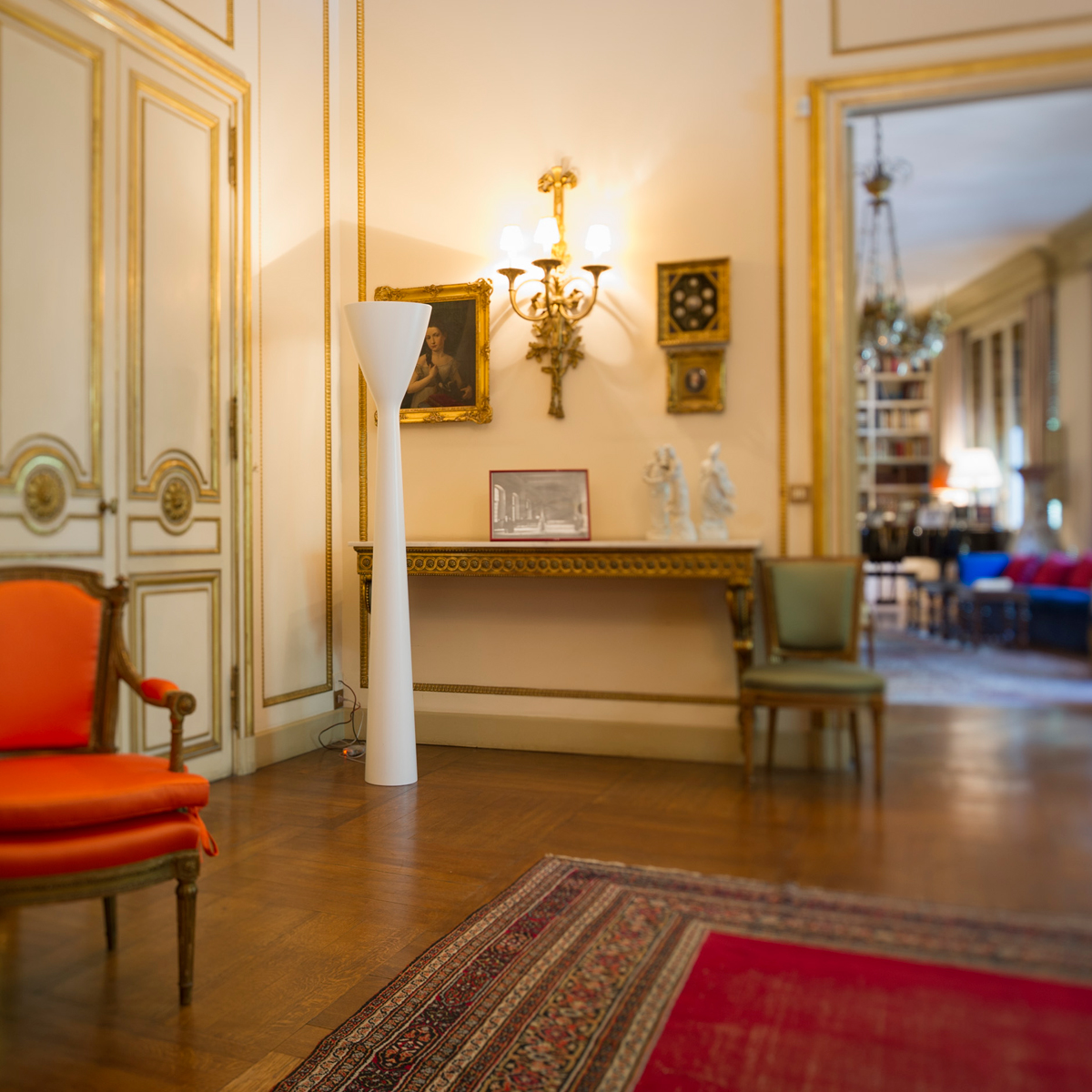 Luceplan Carrara LED Terra, weiß