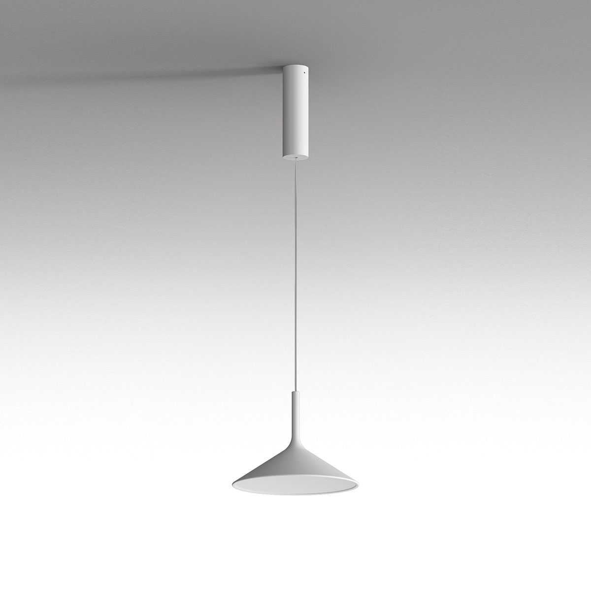 Rotaliana Dry H1 LED Pendelleuchte, On / Off, weiß matt