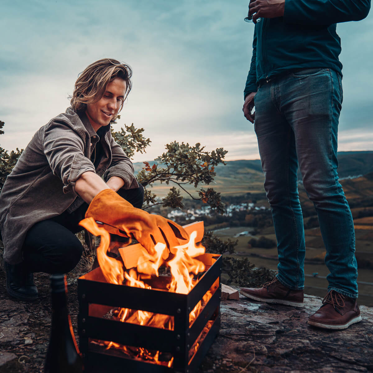 Höfats Grillhandschuhe, Naturleder