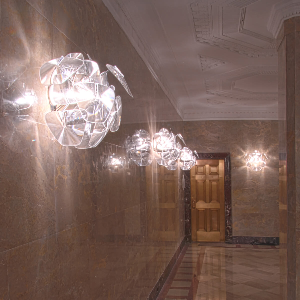 Luceplan Hope Parete, Höhe: 49 cm, transparent