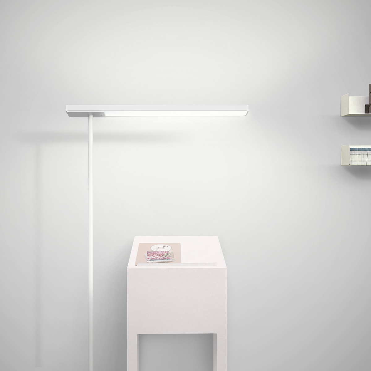 Serien.lighting Slice² Floor LED Stehleuchte, weiß