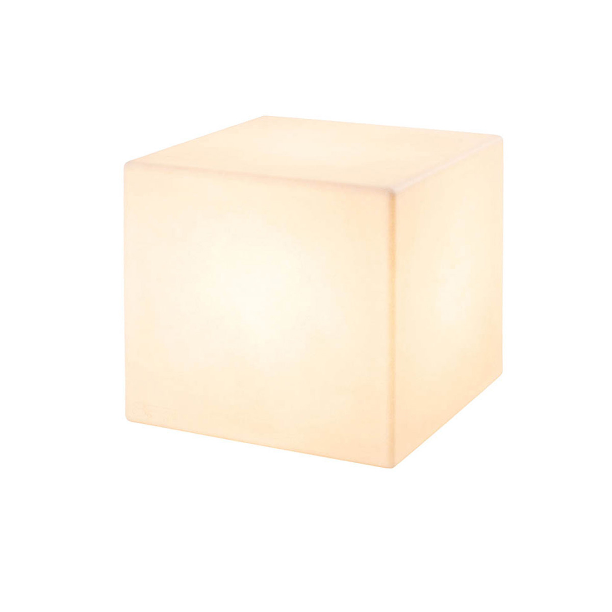 8 seasons design Shining Cube 33 LED Solardekoleuchte, sand