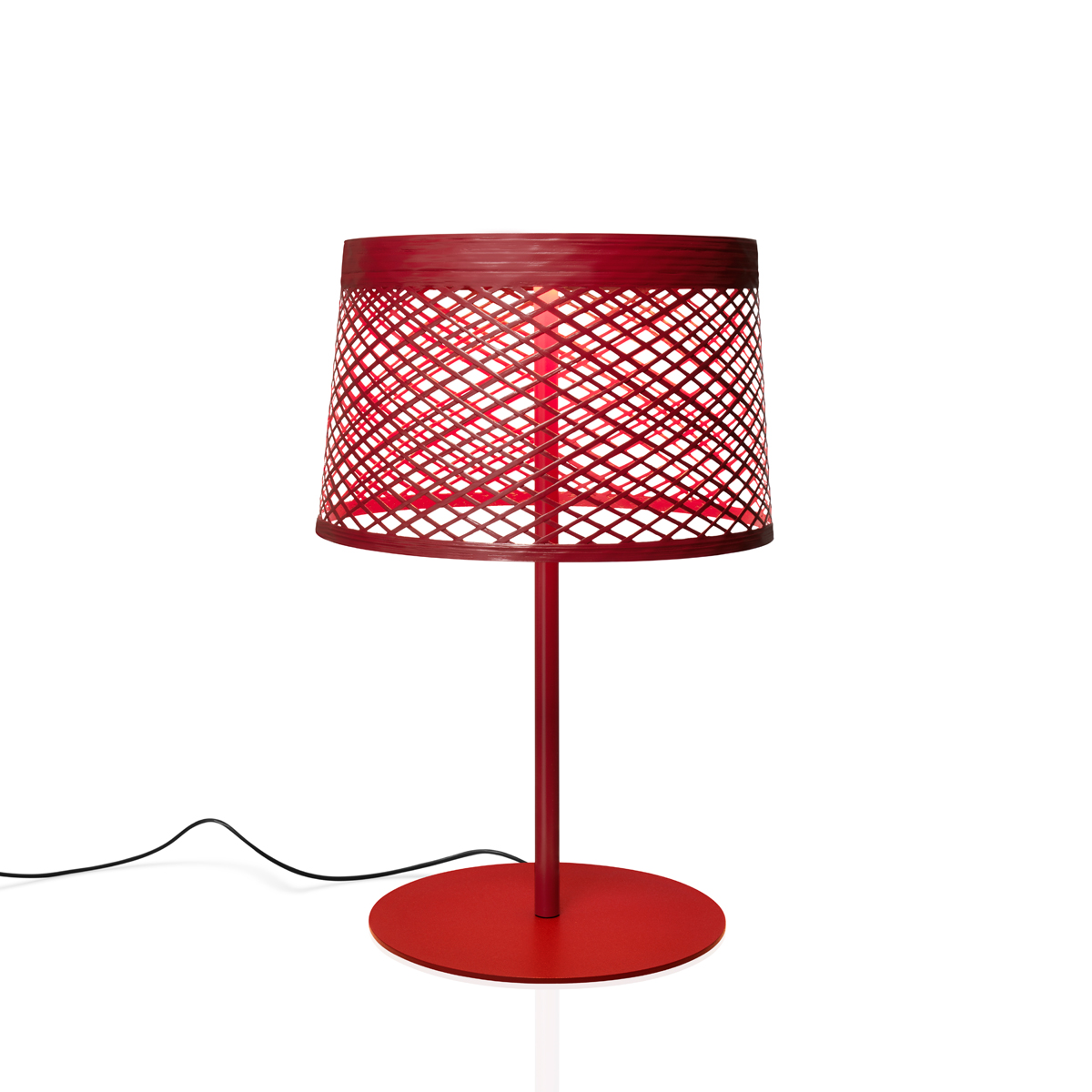 Foscarini Twiggy Grid XL LED Tavolo Outdoor, carminio (karminrot)