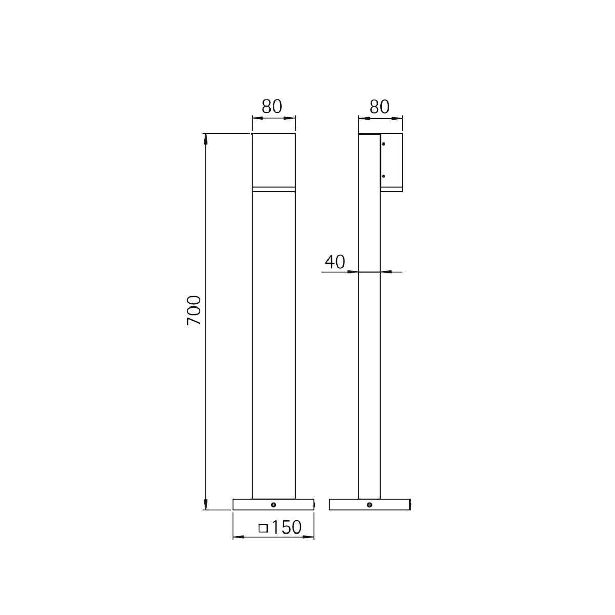 Albert Leuchten 2065 Pollerleuchte