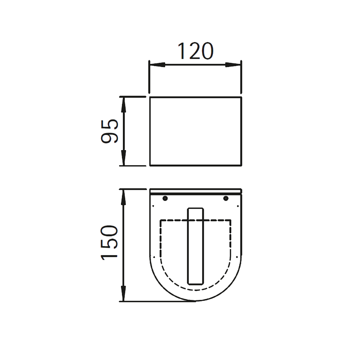 Albert Leuchten 692336 Wandstrahler, eng/breit