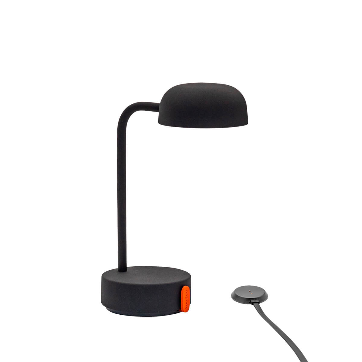 Kooduu Fokus LED Akkuleuchte, anthrazit, mit Ladekontaktstation (inbegriffen)