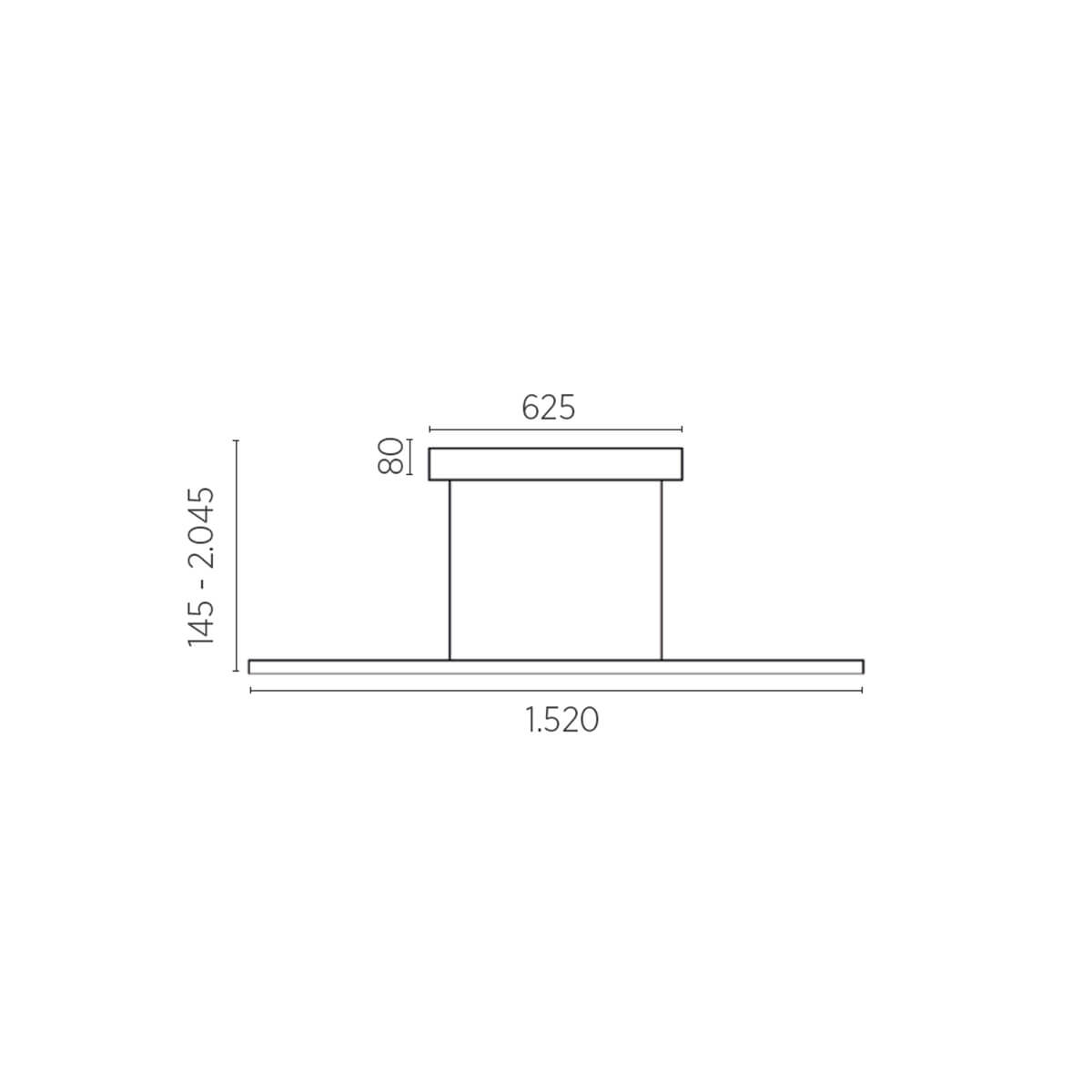 Melinda-152 LED Pendelleuchte