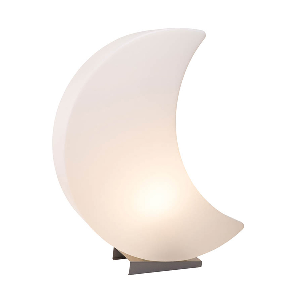 8 seasons design Shining Moon Dekoleuchte, 60 cm, weiß (eingeschaltet)