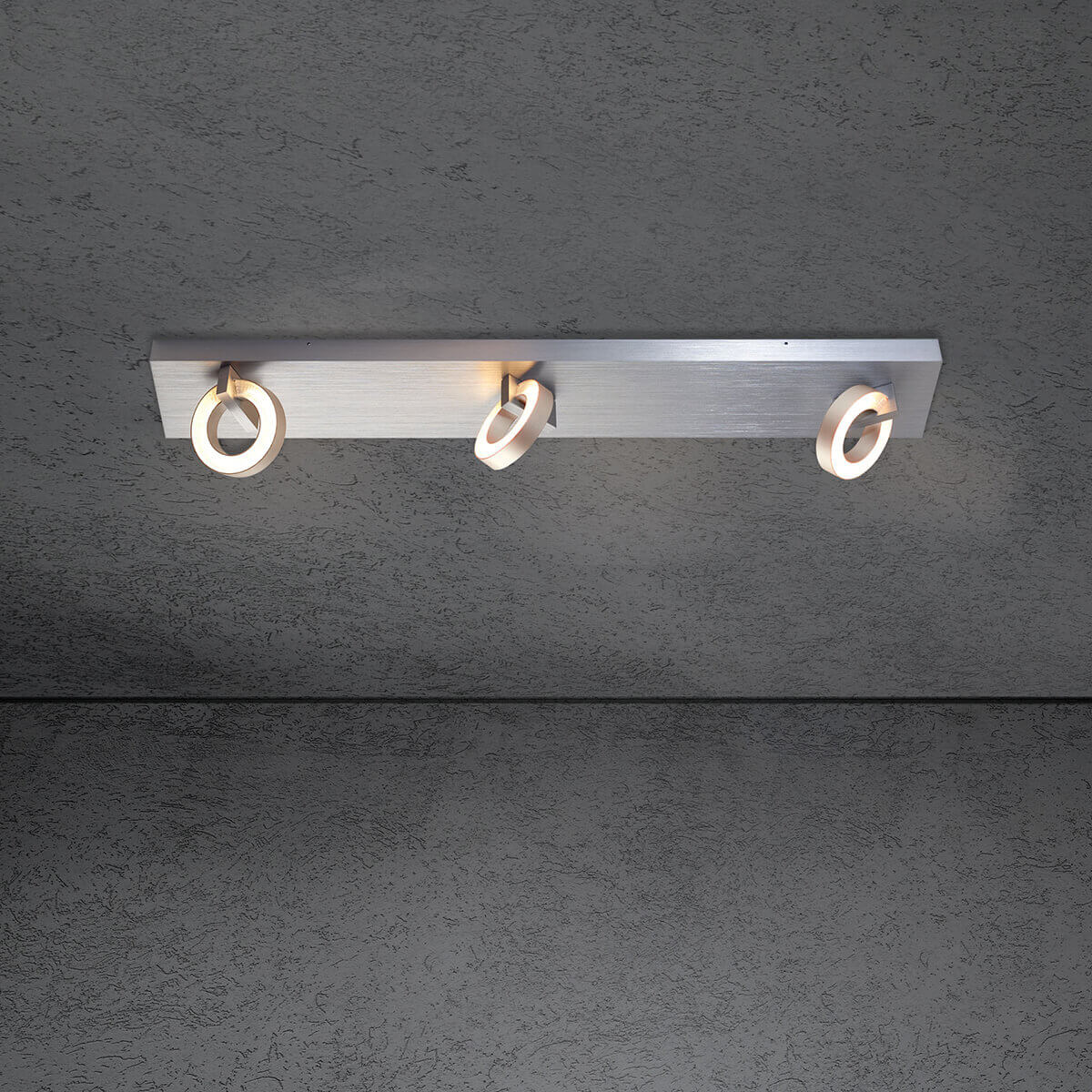 Alu geschliffen / taupe eloxal