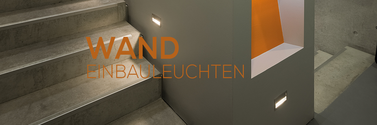 Kategoriebanner gewerbliche Wandeinbauleuchten Kategoriebanner gewerbliche Wandeinbauleuchten