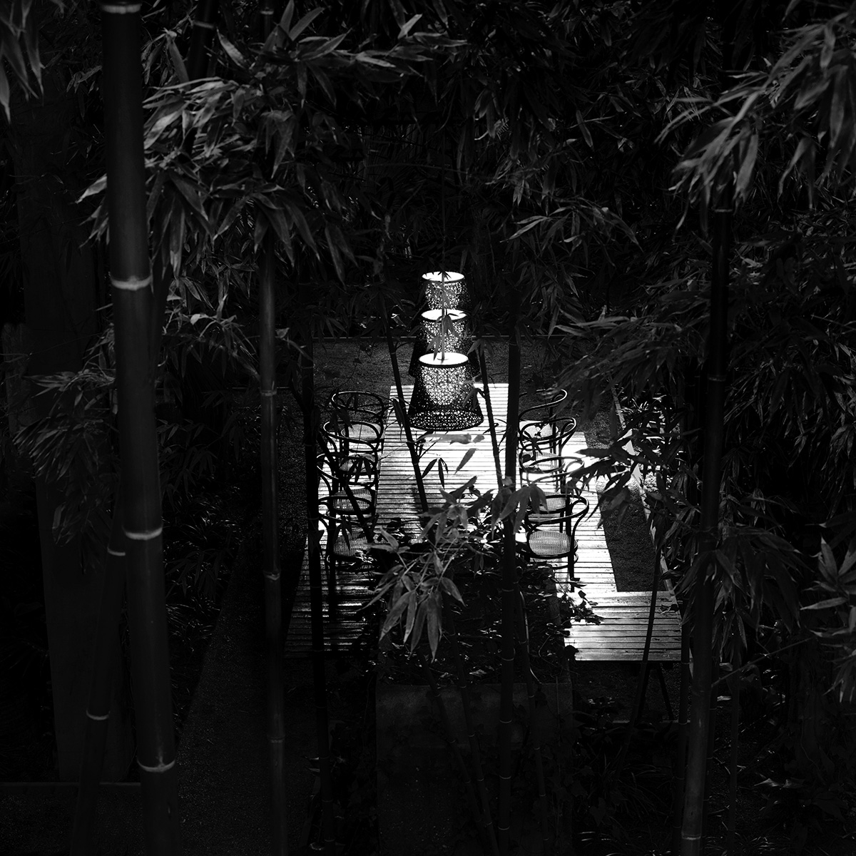 Flos Romeo C3 Outdoor Pendelleuchte, Green Wall