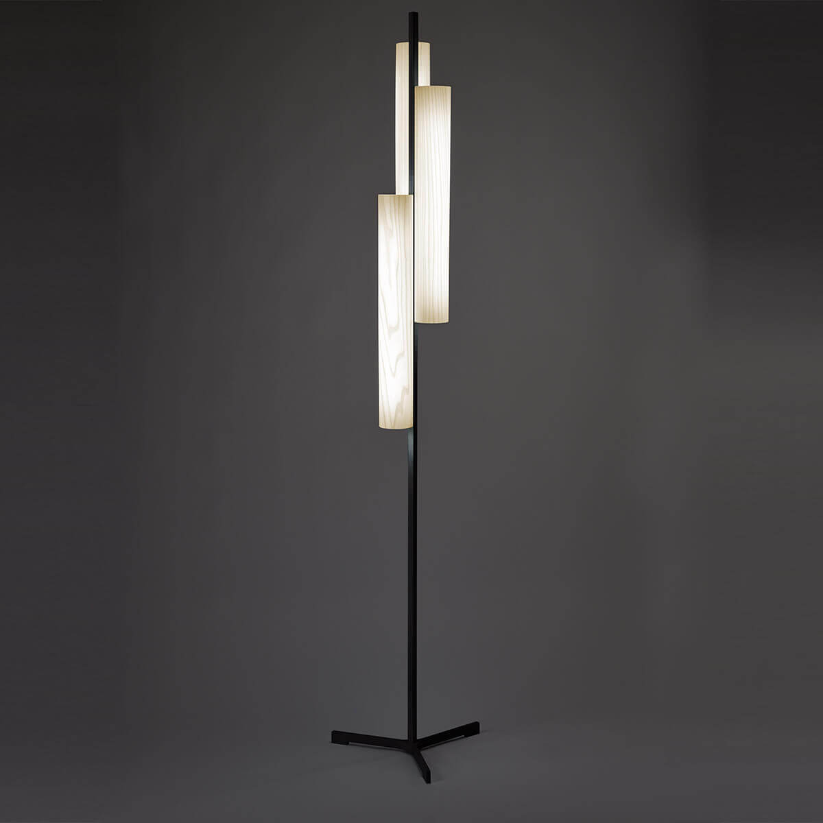 Black Note Triplet LED Stehleuchte