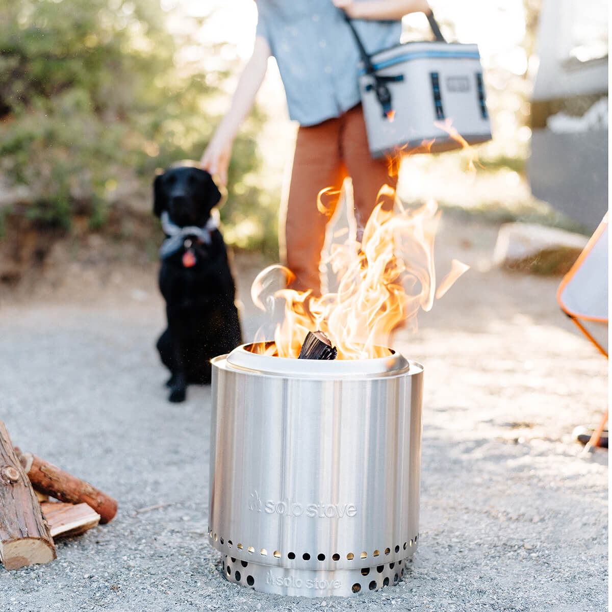 Solo Stove Ranger 2.0 Feuerschale mit Standfuß, Edelstahl