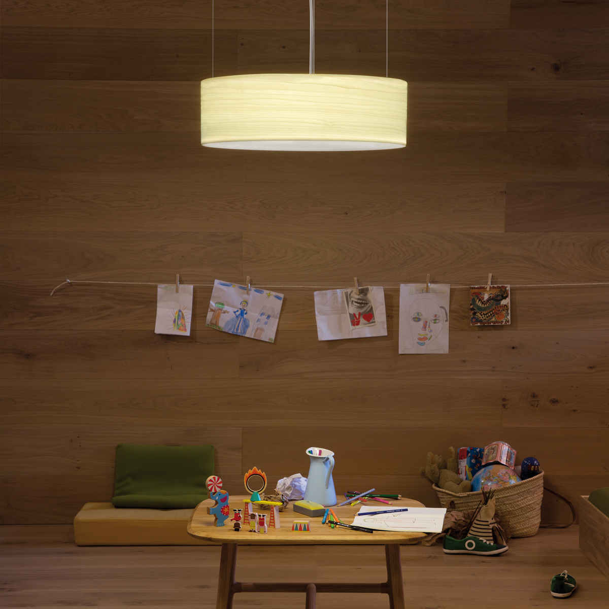 LZF Lamps Gea Small Pendelleuchte, elfenbeinweiß