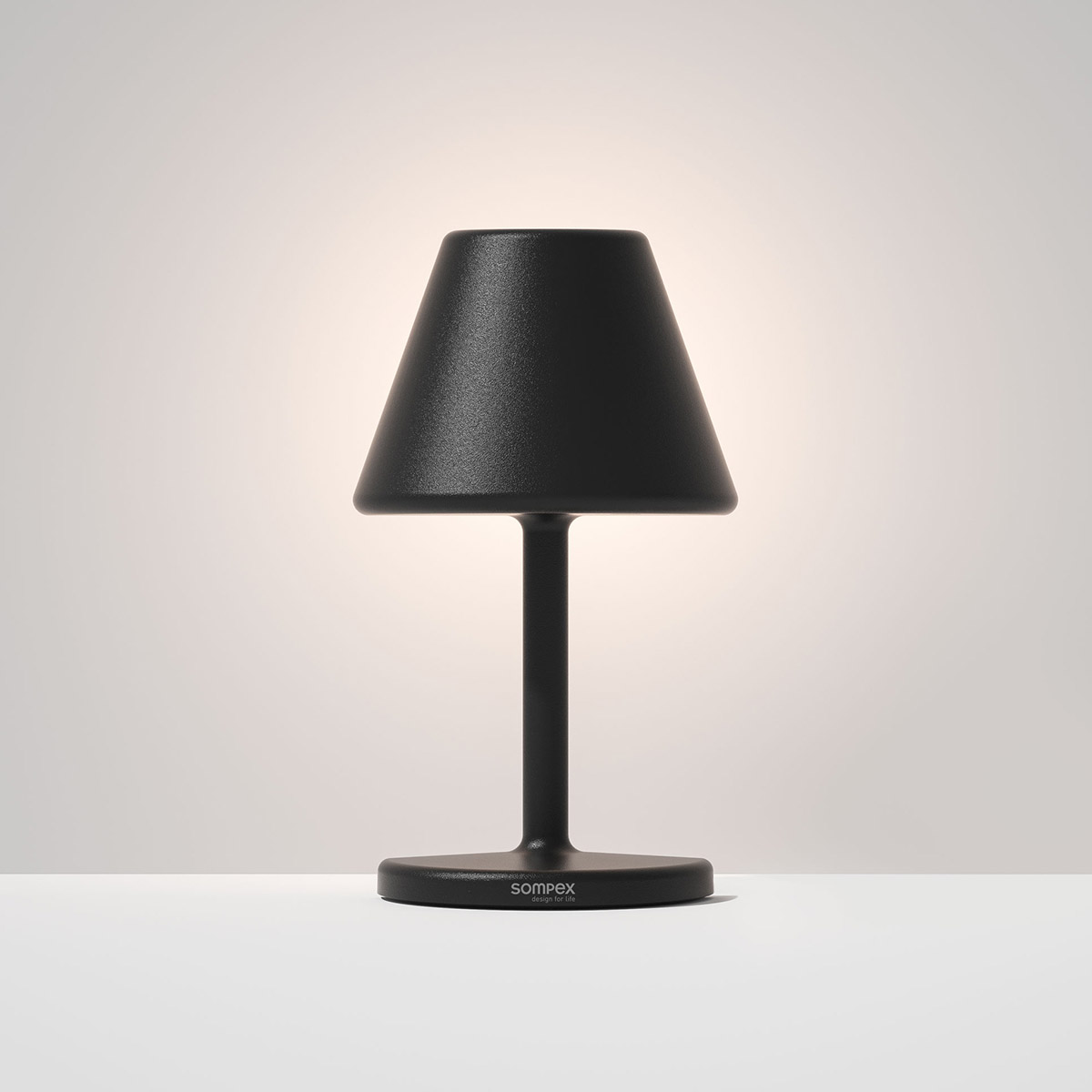Sompex Twin LED Akkuleuchte, schwarz