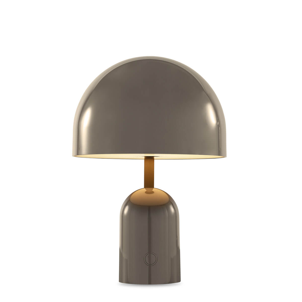 Tom Dixon Bell Portable LED Akkuleuchte, taupe glänzend