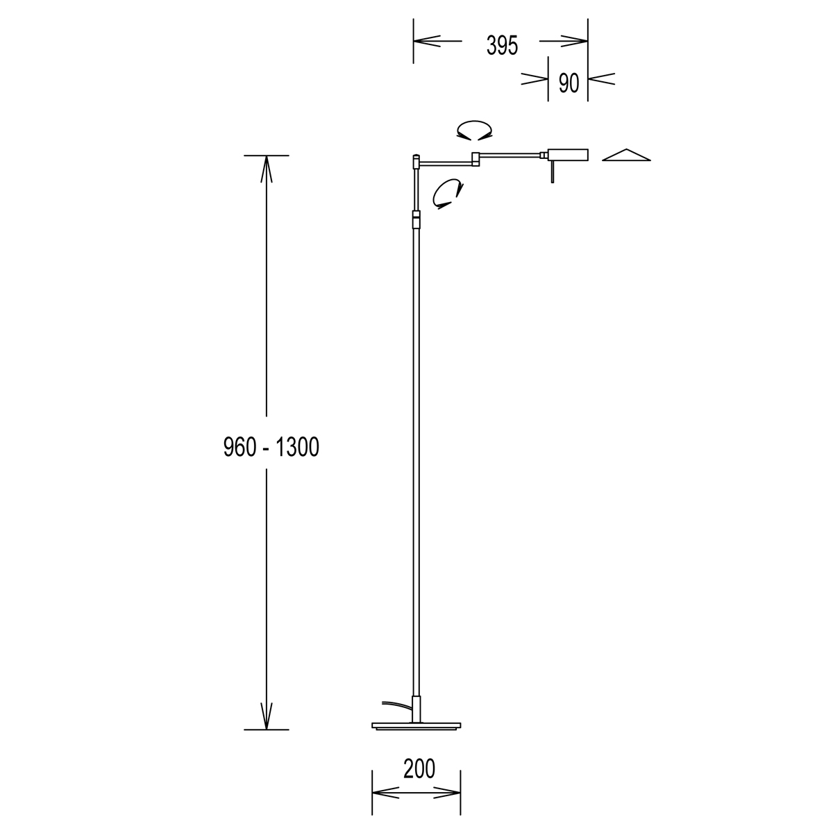 Tara-S LED Leseleuchte