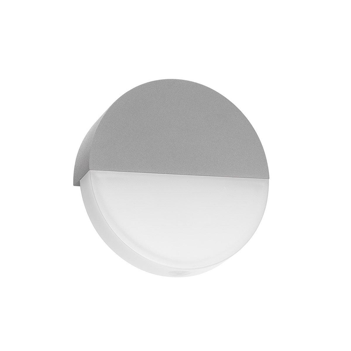 CMD Leuchten Berlin LED Außenwandleuchte, silberfarben (ausgeschaltet)