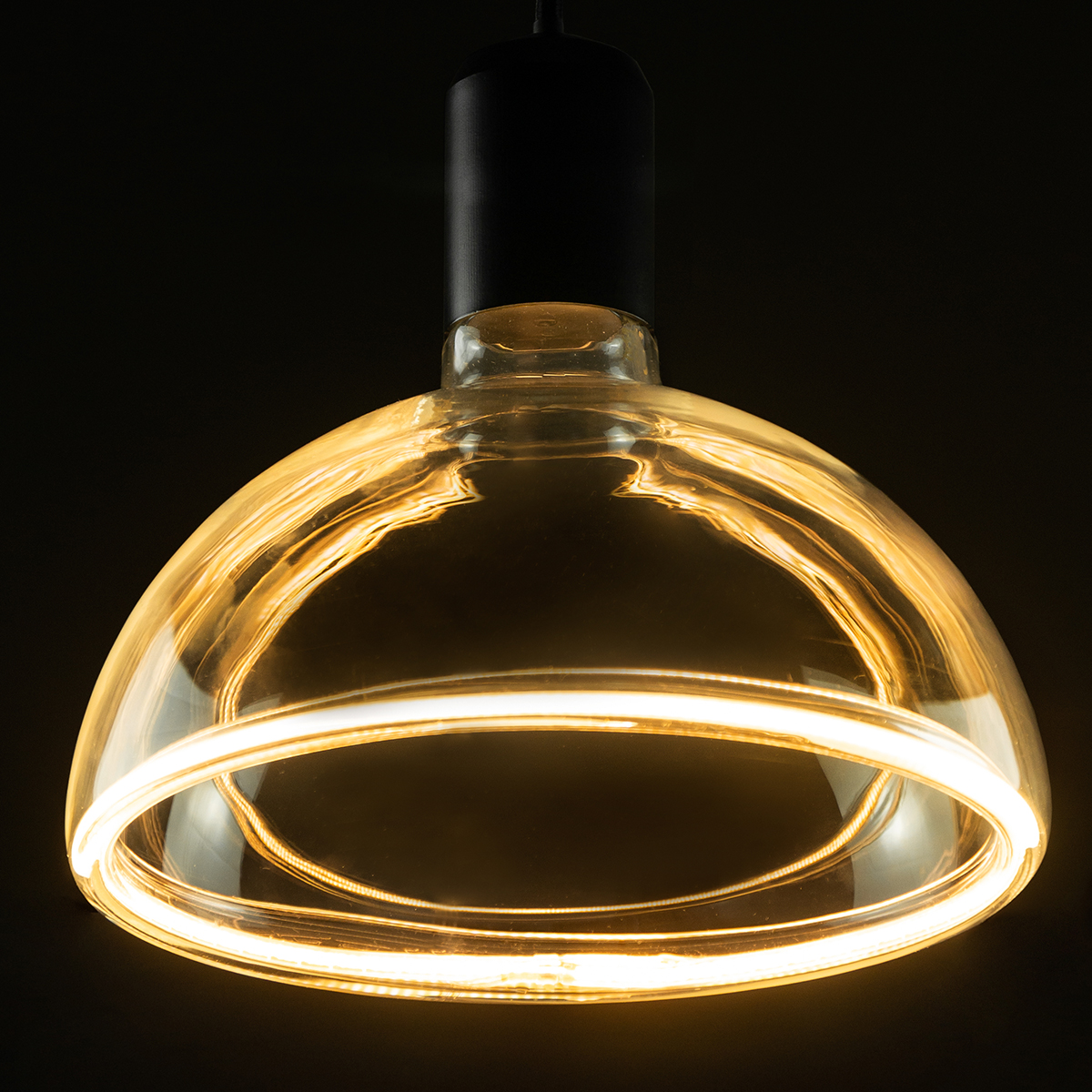 Segula LED Floating Bowl klar E27, 6,2 W, Dim-to-Warm, Ø: 20 cm