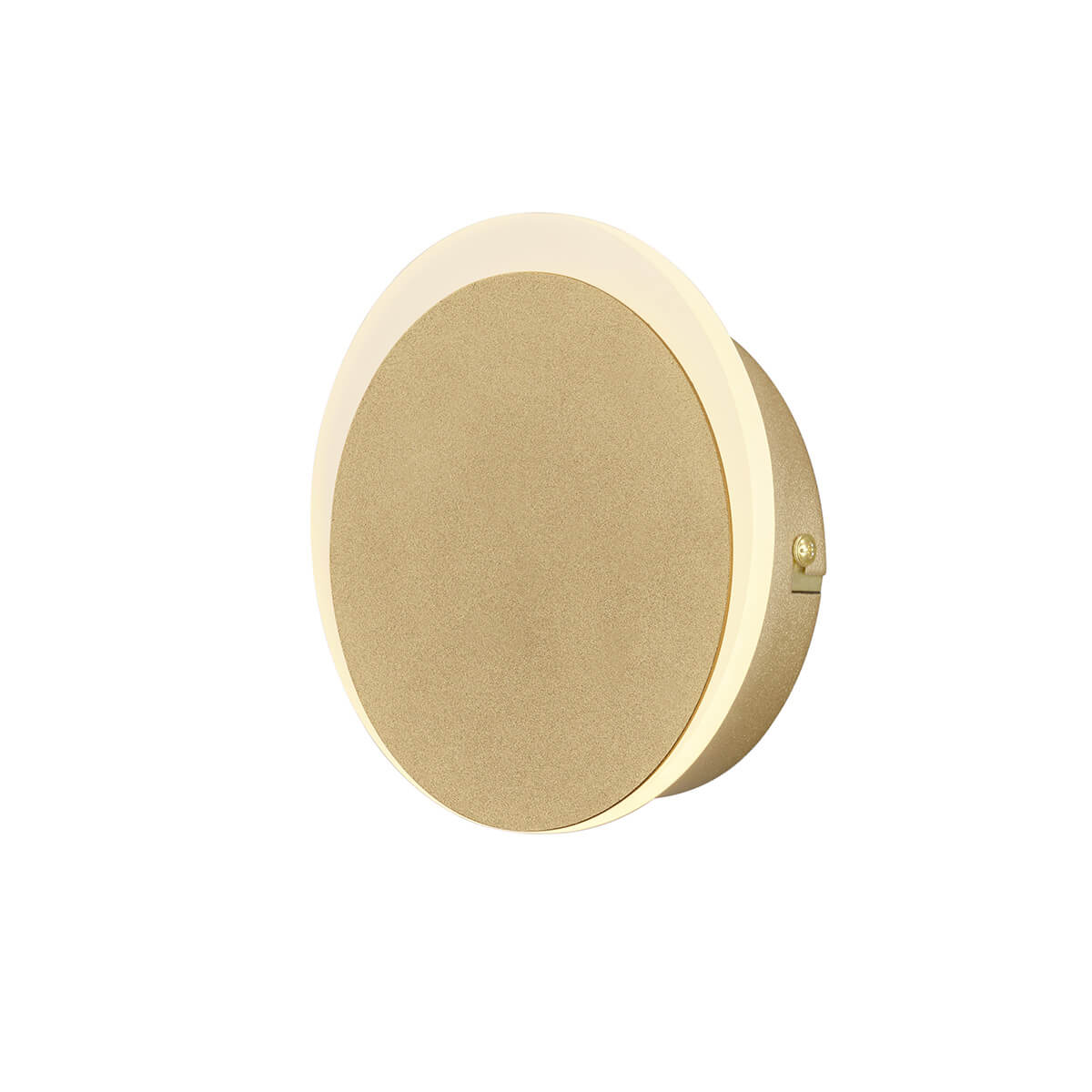 HELL Sun LED Wandleuchte, Gold / braun