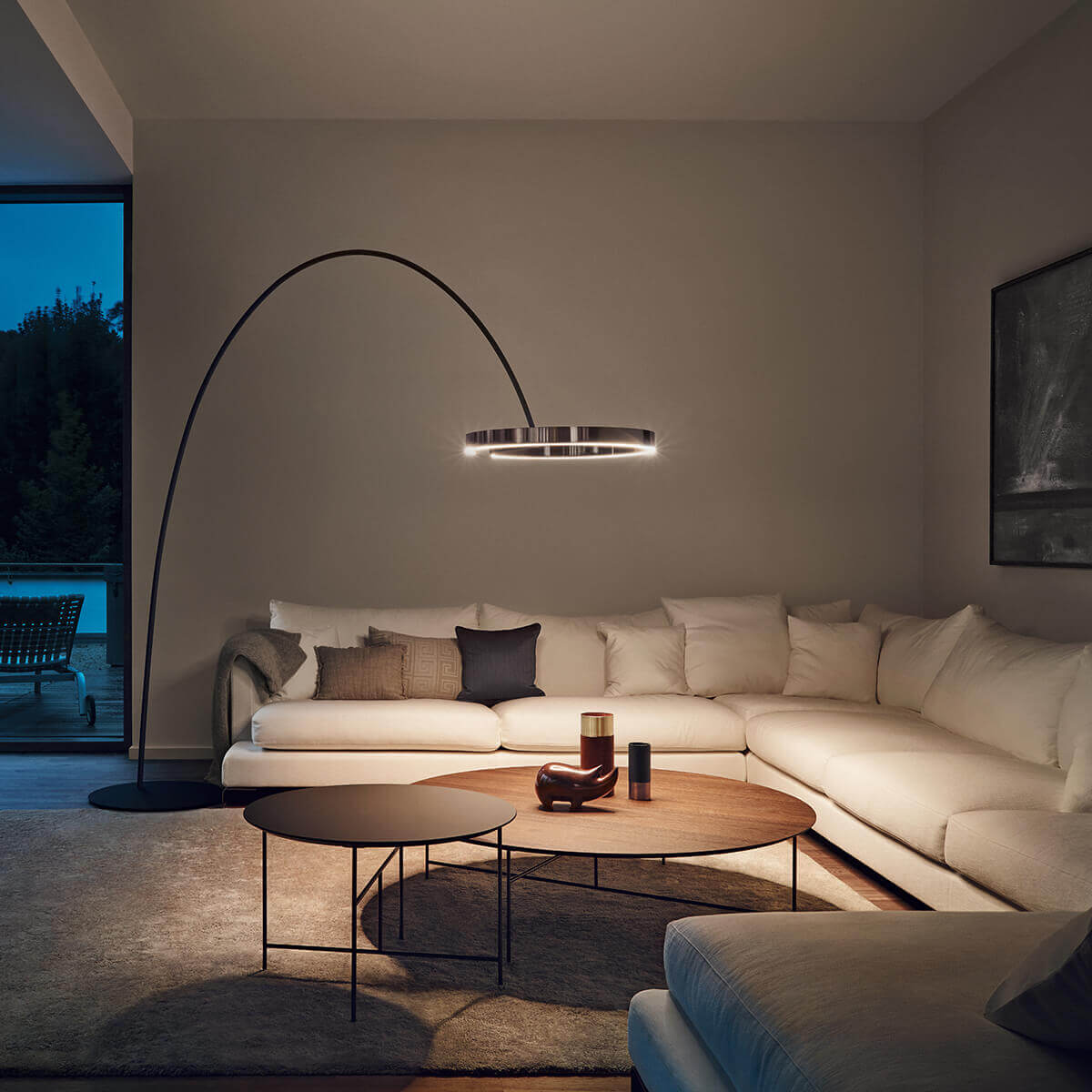 Mito largo LED Bogenleuchte