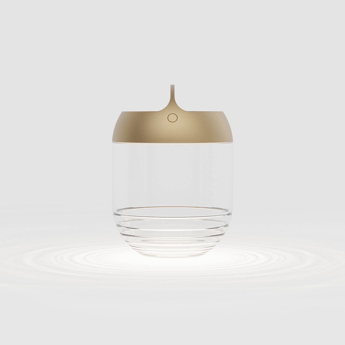 IP44.DE Aqu M LED Solar- / Akkuleuchte, true gold (Gold)