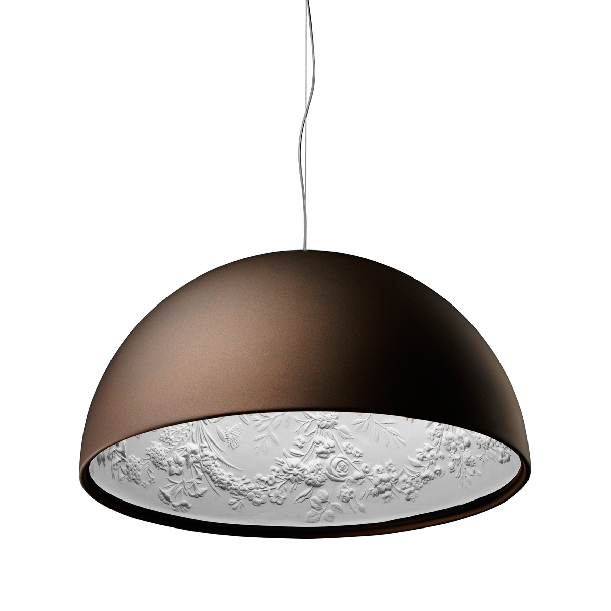 Flos Skygarden 2 Pendelleuchte, rostbraun