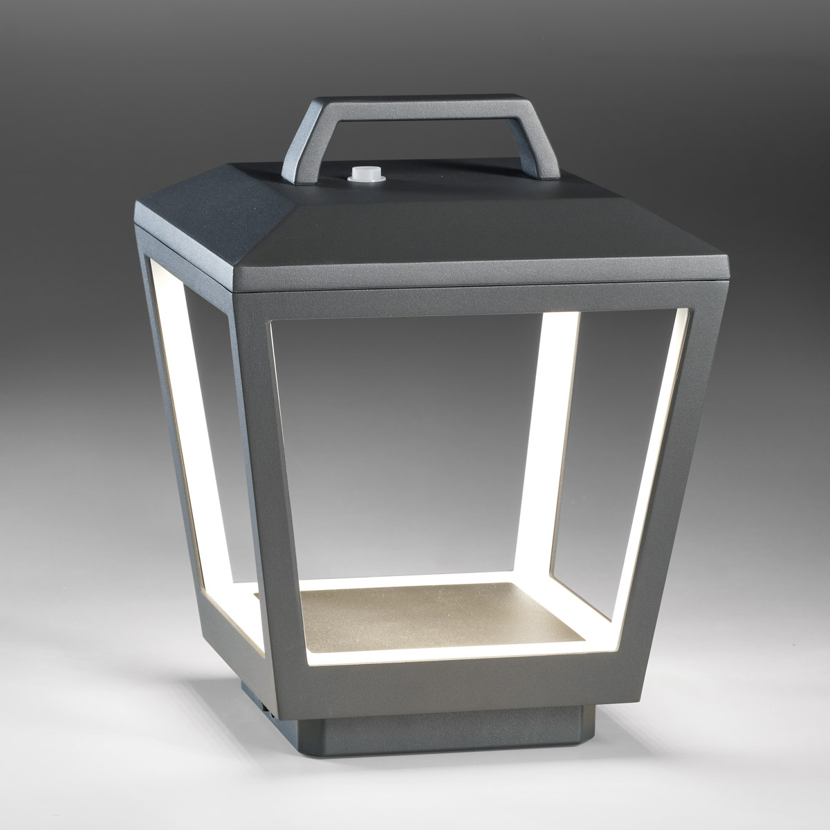 LupiaLicht Matrix LED Akkuleuchte, anthrazit Matrix LED Akkuleuchte