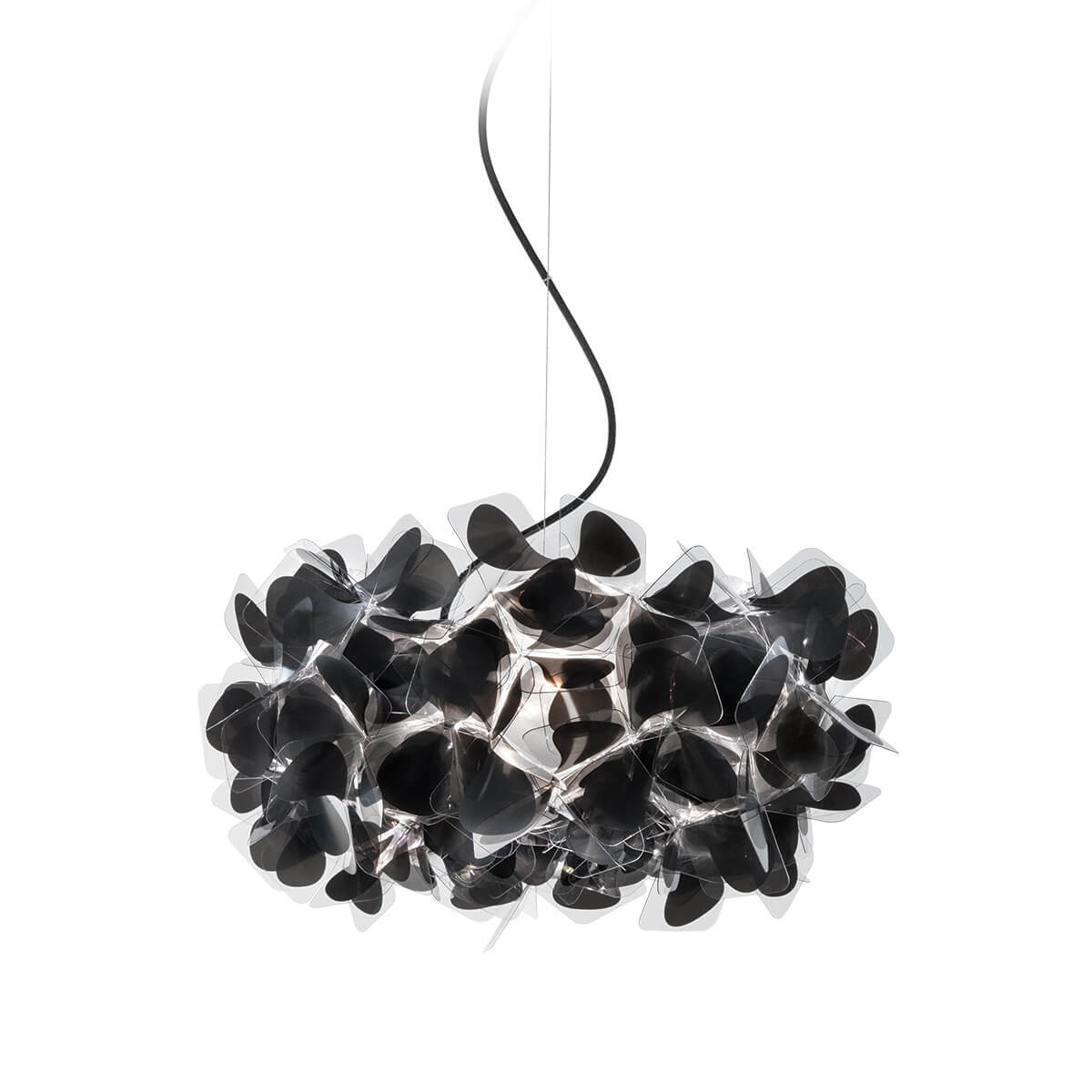 Slamp Clizia Mama non Mama Suspension, schwarz, Kabel: schwarz