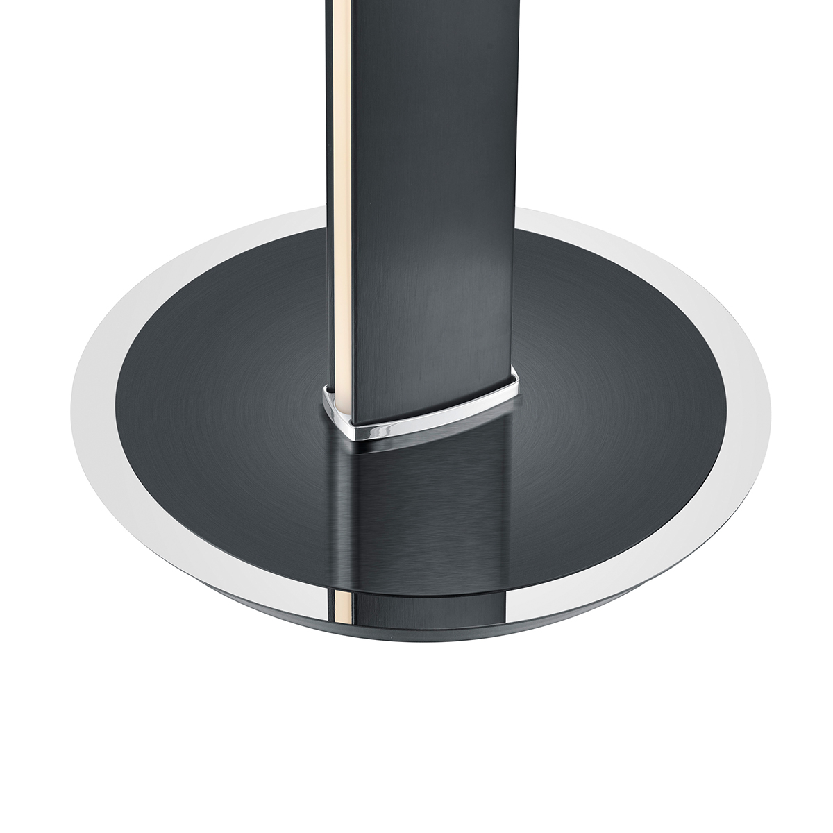 Bankamp Pure F LED Stehleuchte, anthrazit matt eloxiert, Sockel