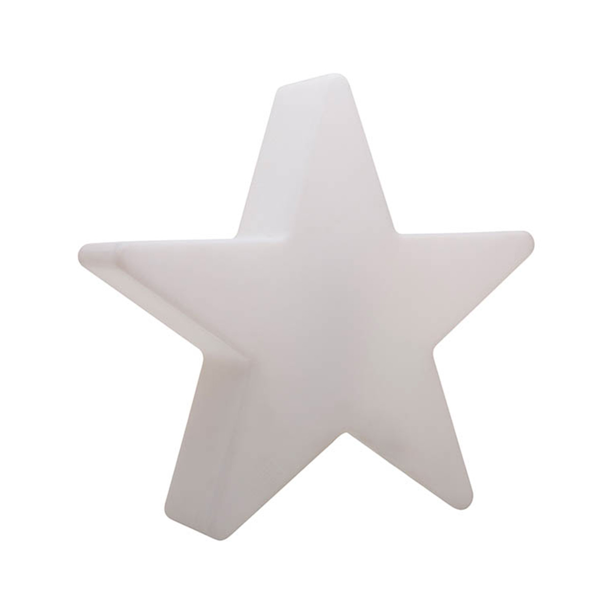 8 seasons design Shining Star Dekoleuchte, Höhe: 37 cm, weiß (ausgeschaltet)