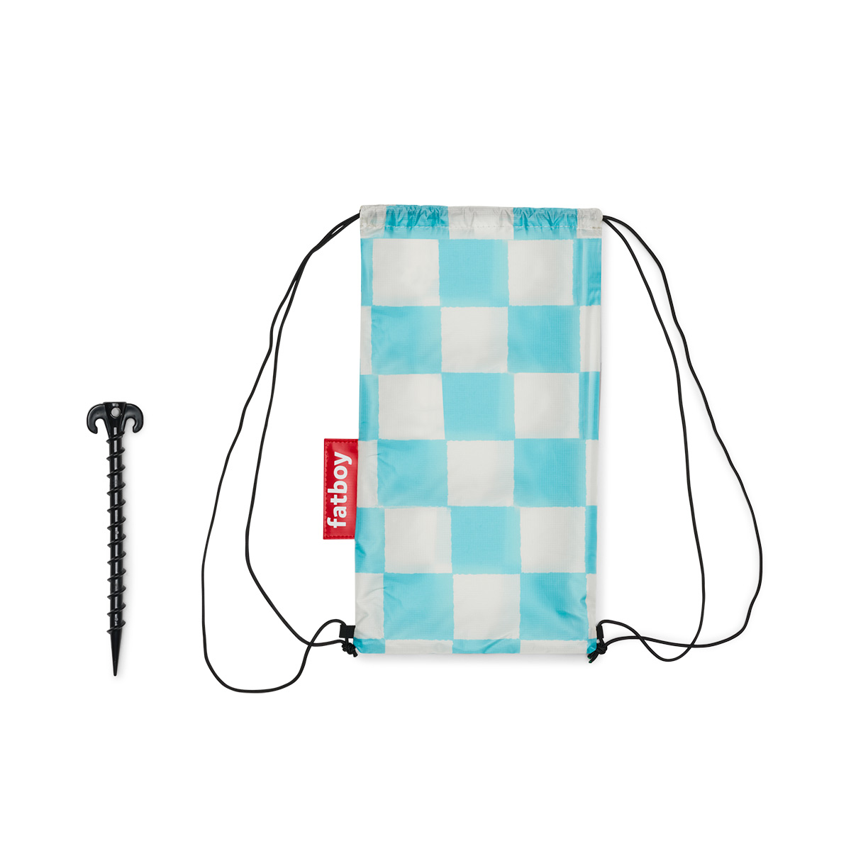 Fatboy Lamzac L 3.0 Luftsofa, Chess azur, Tragetasche (inbegriffen)