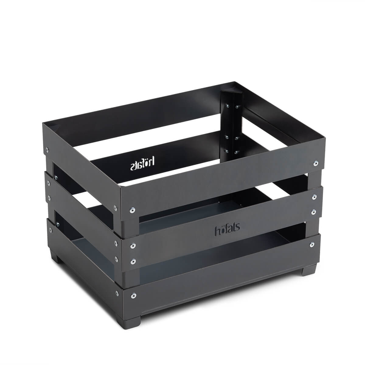 Höfats Crate Feuerkorb, Grill & Hocker, Corten-Stahl