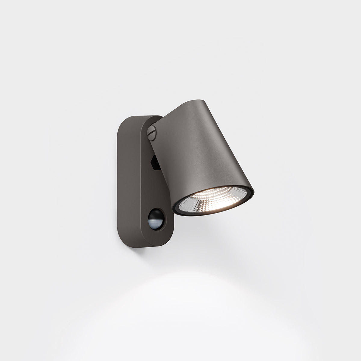IP44.DE Stic Control LED Außenwandleuchte, cool brown (braun)
