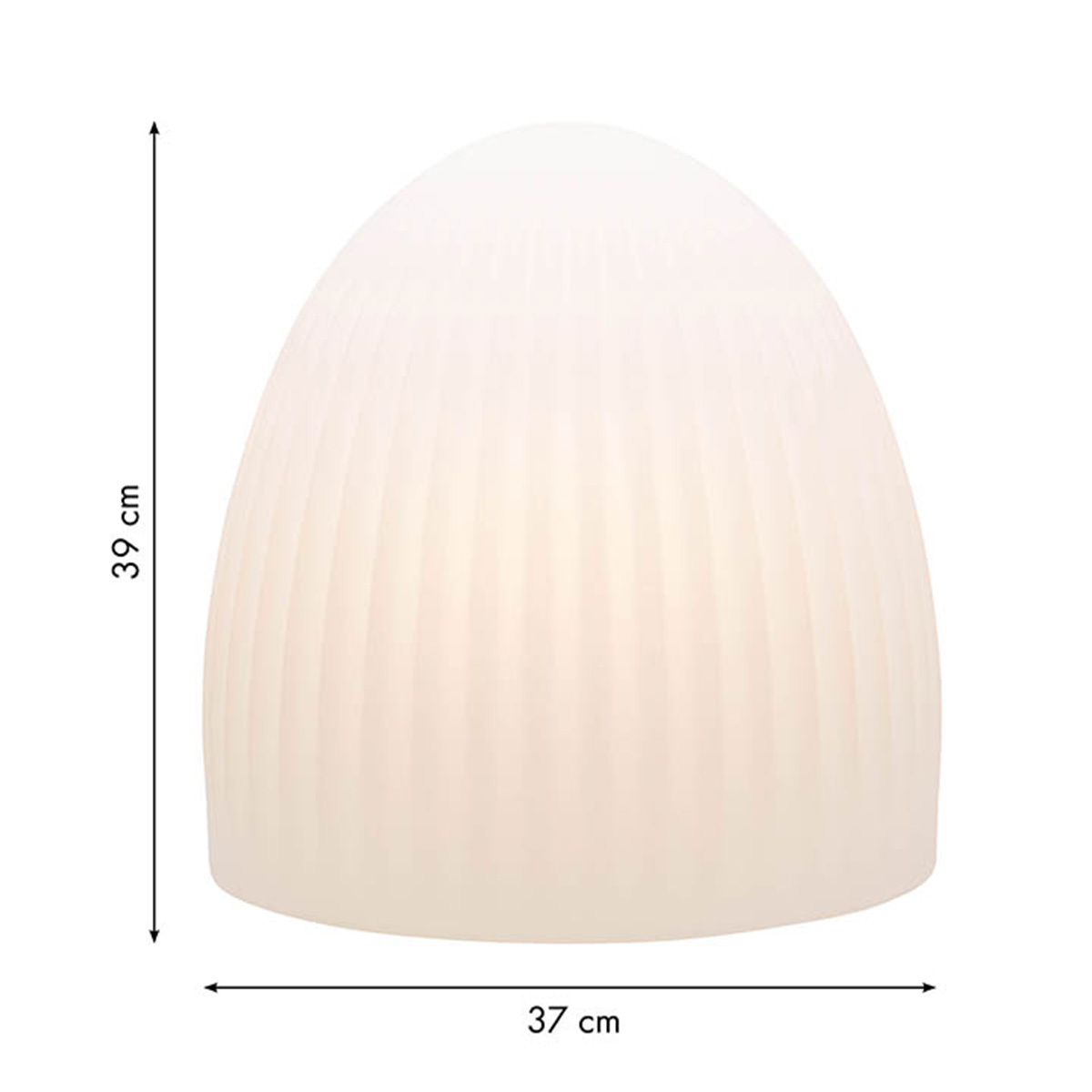 8 seasons design Shining Cage Dekoleuchte, weiß, Maßzeichnung