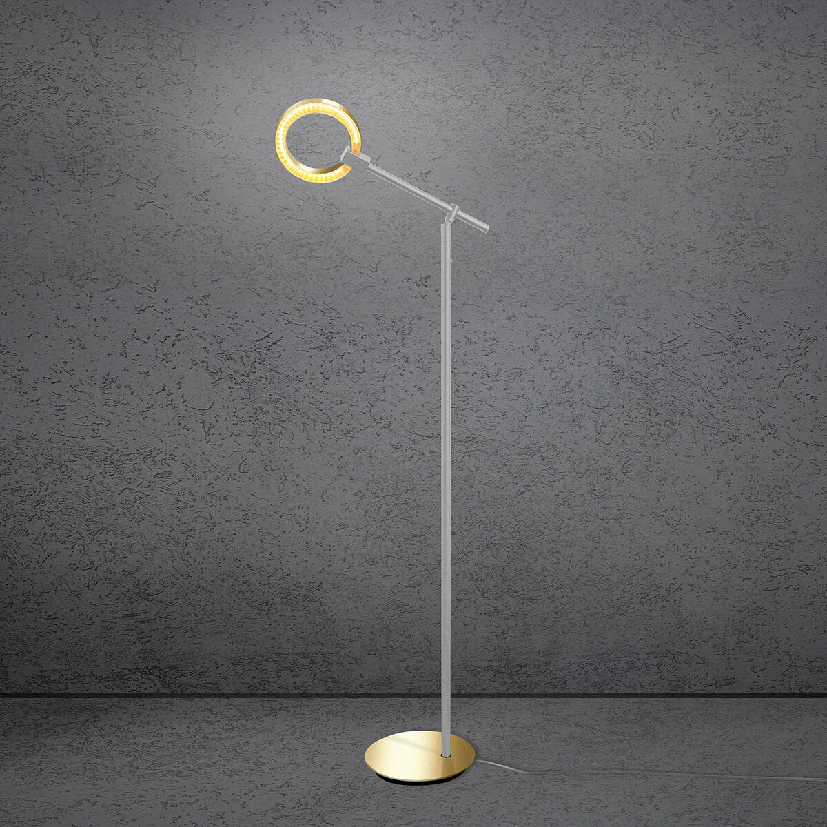 Alu geschliffen / Gold eloxal