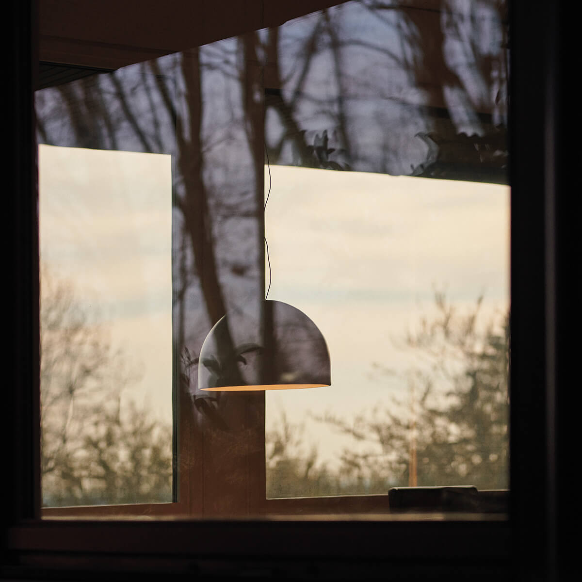 Flos My Dome Pendelleuchte, weiß matt