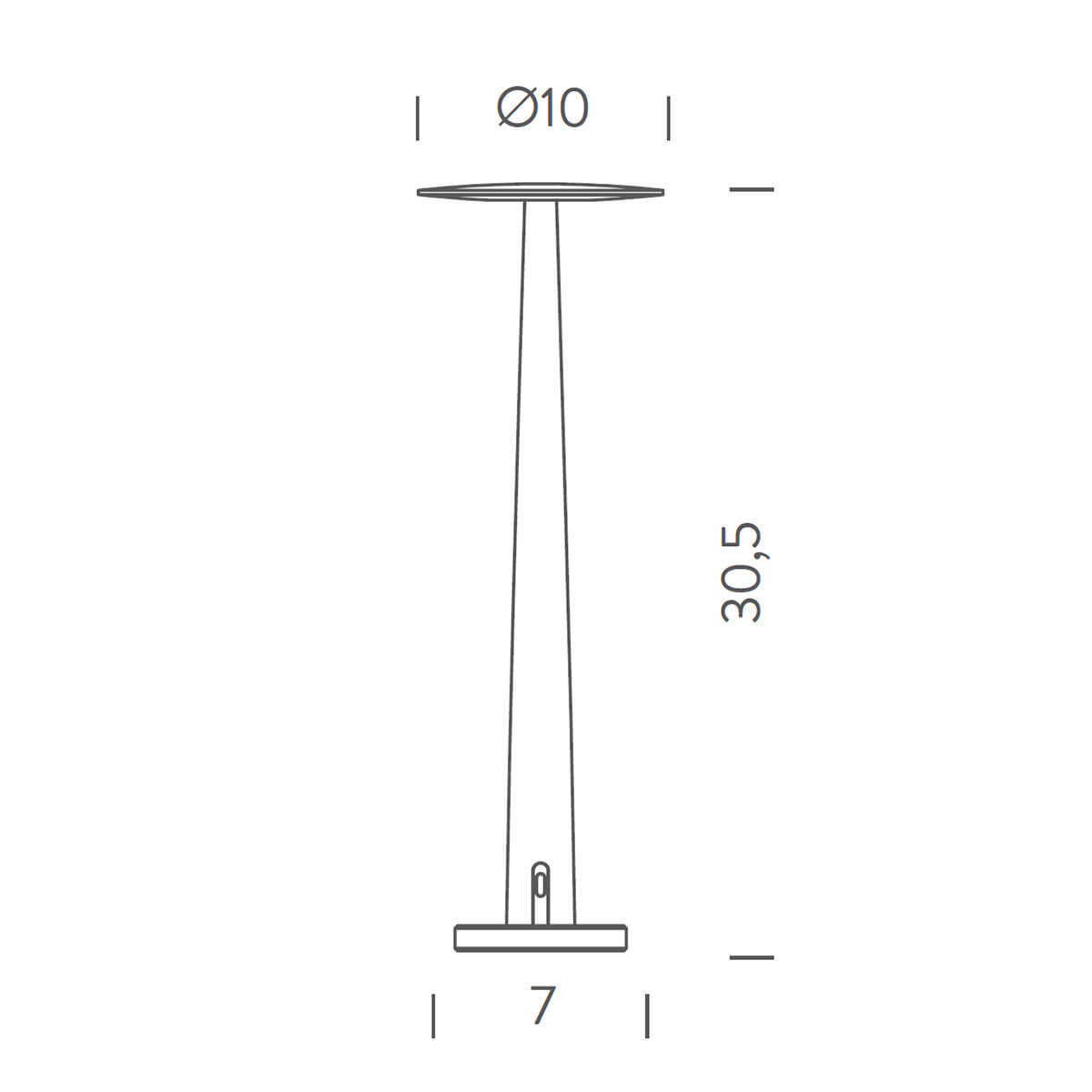 Portofino Marble LED Akkuleuchte